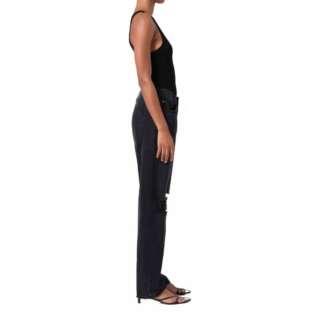 NEW AGOLDE kelly high rise ripped jeans in fuse - Picture 4 of 6